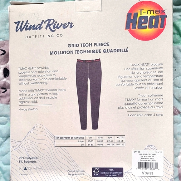 Wind River T-Max Fleece Leggings - Picture 2 of 2